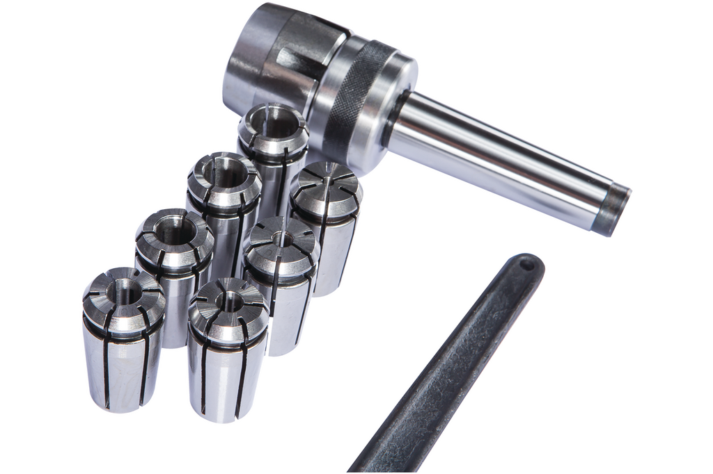 Цанговый патрон с набором цанг МК-3  ? 4, 6, 8, 10, 12, 14, 16 мм (ITA10037)