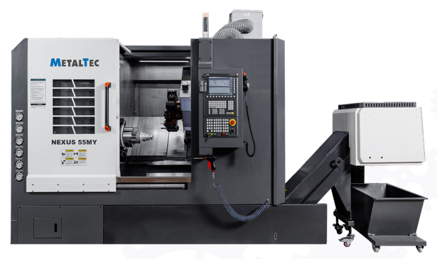 Токарный станок ЧПУ с наклонной станиной MetalTec NEXUS 55MLY