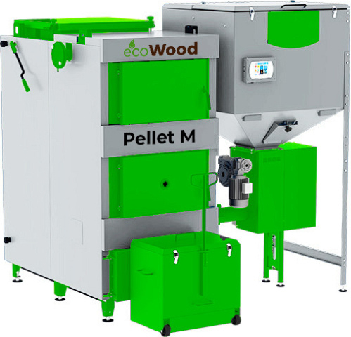 Котел пеллетный с двумя шнеками EcoWood Pellet 250 M