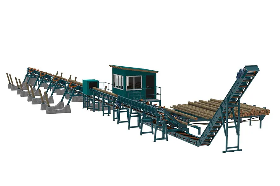 Линия сортировки бревна Cronver LSB 300