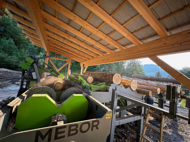 Линия окорки бревен Mebor SLFH-1200