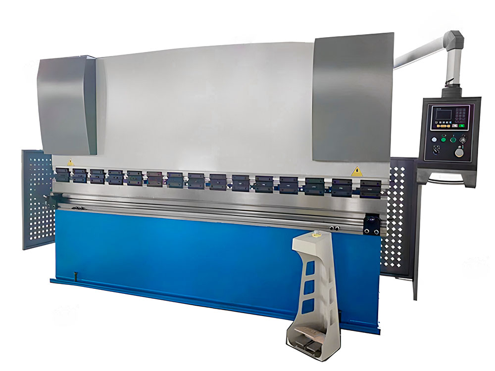 Листогибочный гидравлический пресс PBH100/3200 с руч.комп. прогиба с ЧПУ контрол. TP10S, производства Китай