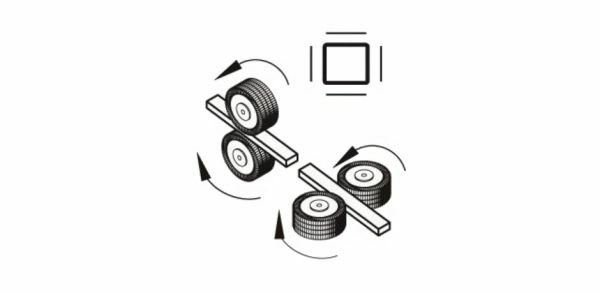 Четырехсторонний щёточный шлифовальный станок проходного типа для криволинейных и прямолинейных заготовок LIGA GB-625-R4-AS