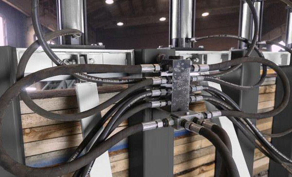 Пресс гидравлический для бруса IRONMAC Press 200/4 HM