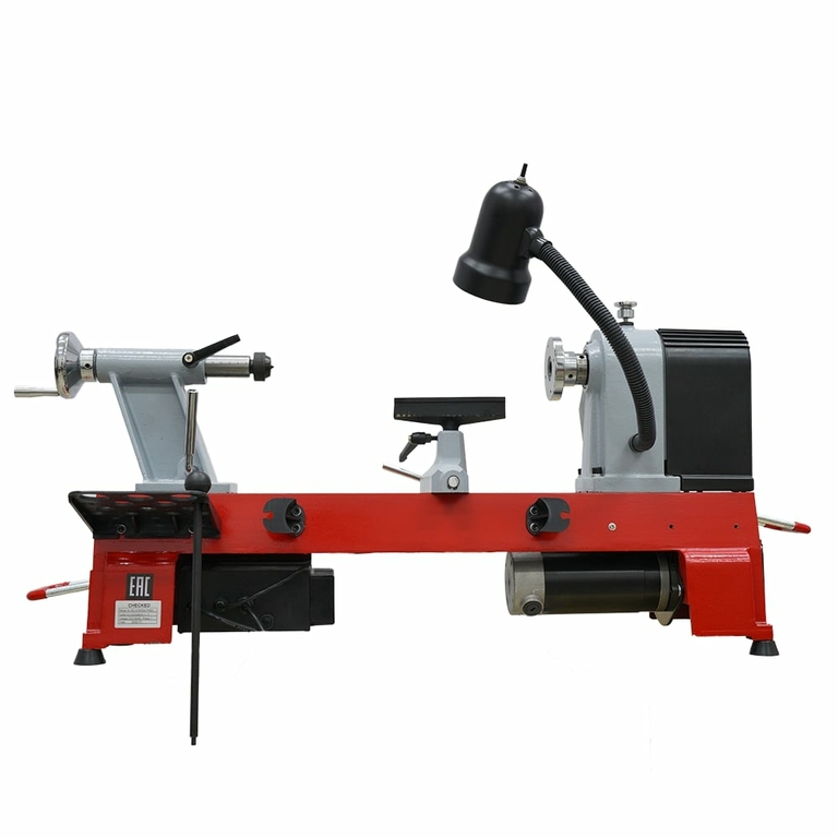 Токарный станок  jib mc1218vda диаметр обработки 305 мм мощность двигателя 0,75 квт бесступенчатая регулировка оборотов с реверсом