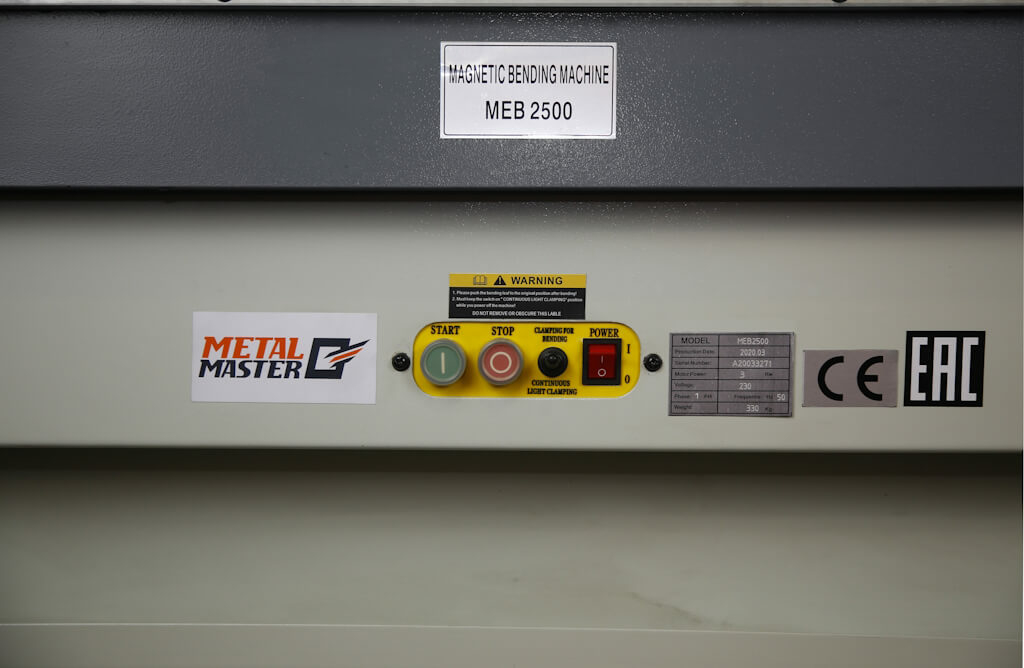 Электромагнитный листогиб Metal Master MEB 1250 (EB-1250)