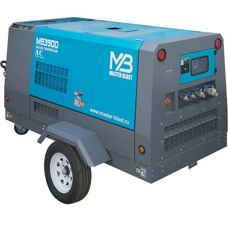 Master Blast MB-390D-10+АС винтовой дизельный компрессор