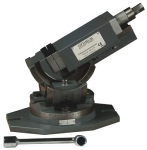 Трехосевые станочные тиски Optimum MV3-75