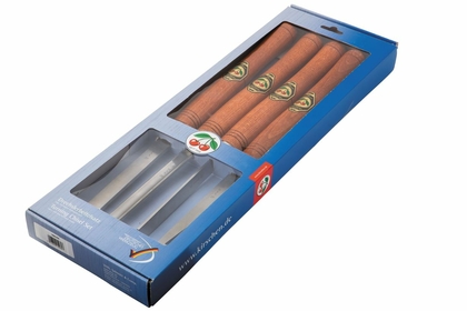 Набор токарных резцов HSS (4шт)с длинной рукояткой из граба в картонной коробке (1594000)