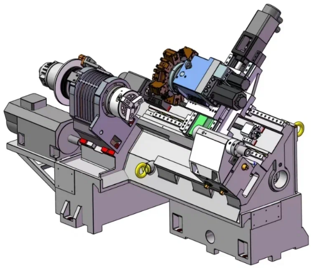 Токарный станок ЧПУ с наклонной станиной MetalTec NEXUS 55MLY