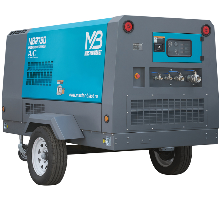 Master Blast MB-275D+АС винтовой дизельный компрессор