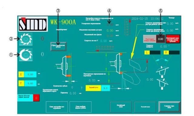 Автоматический заточной станок для дисковых пил SMD WK-900A
