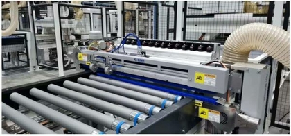 Комбинированная автоматическая щеточная система очистки заготовок от пыли MCS01M