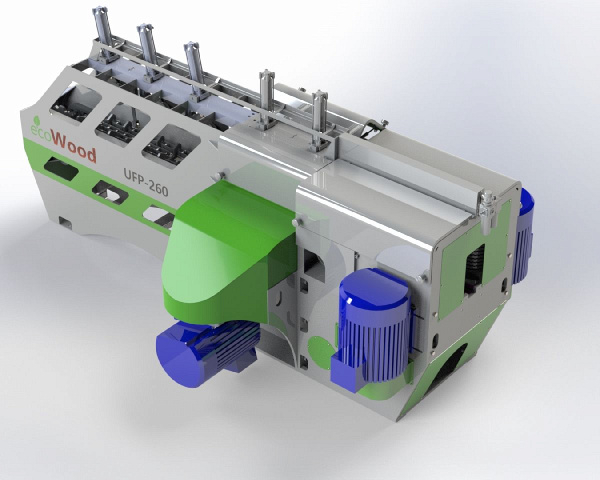 Фрезерно-пильный станок для тонкомера EcoWood UFP-260