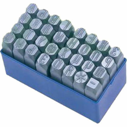 Клейма Буквенные №12 сталь (32шт) от А до Я -* "CNIC" (OT108)