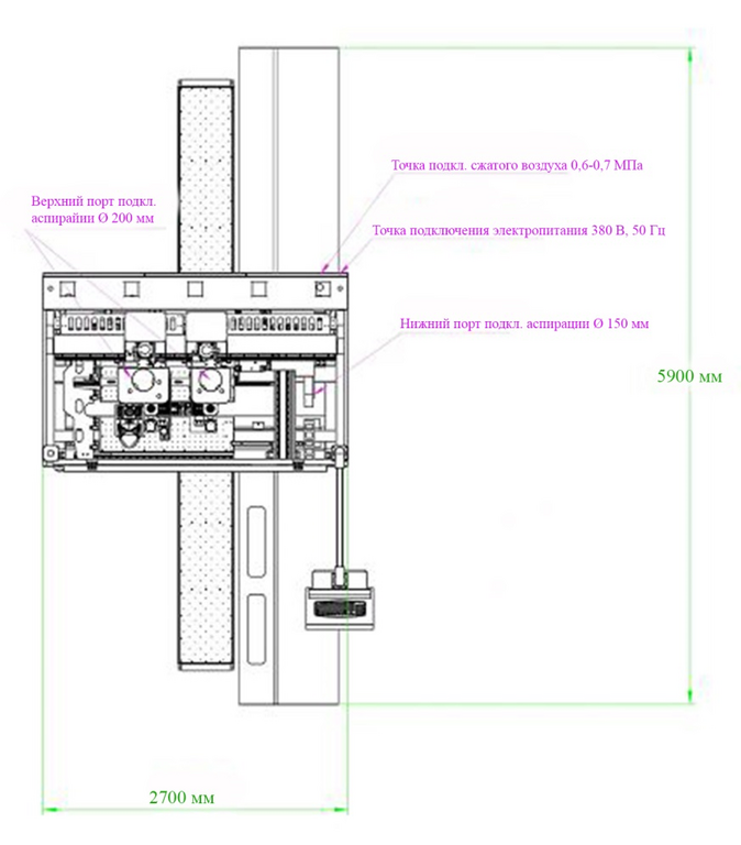 Сверлильно-присадочный станок с ЧПУ HOLD HB611GKH6X