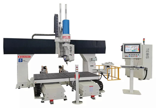 Пятиосевой обрабатывающий центр QUADRO TEOS Z-1000 ATC (2+1)