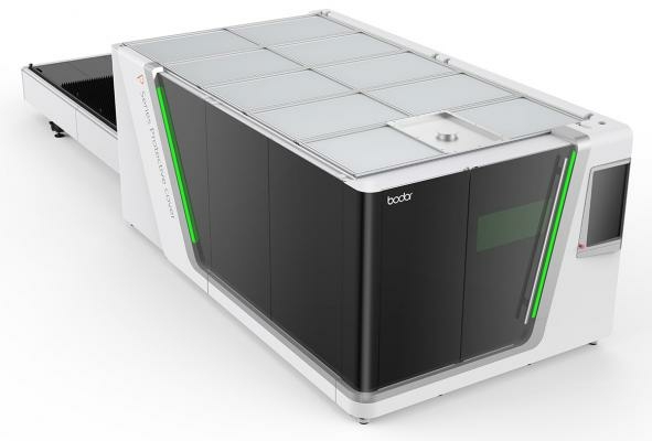 Лазерный раскроечный комплекс для резки металла с ЧПУ Bodor P3015-1000W с волоконным лазером IPG