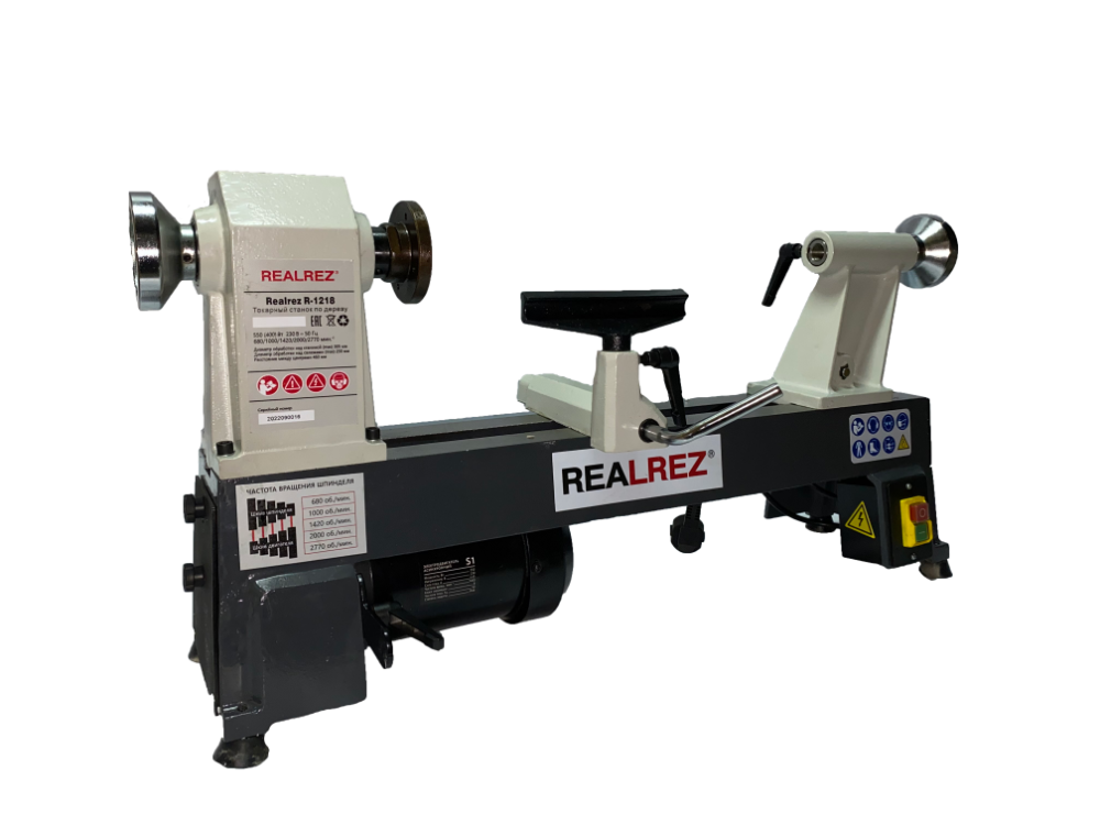 Токарный станок REALREZ R 1218 550 W