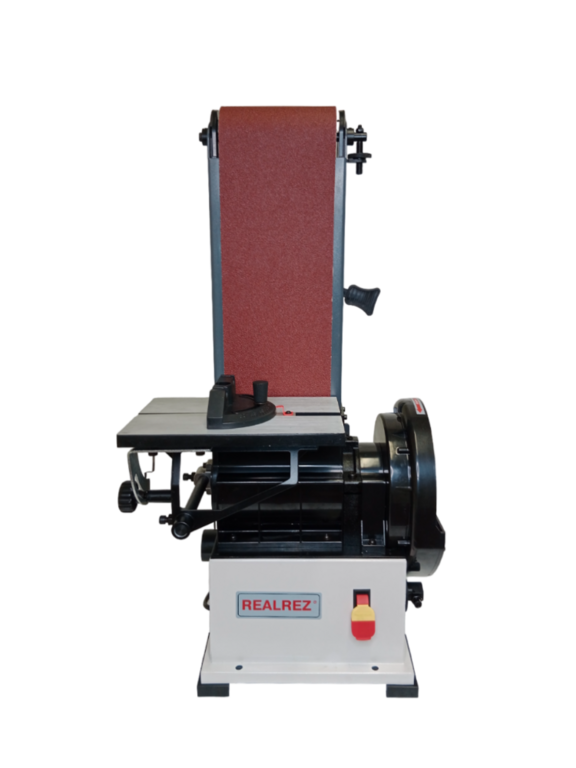 Ленточно-дисковый шлифовальный станок REALREZ RBDX69 152/228, 800W