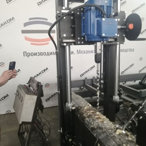 Сверлильный станок для нагелей с механическим приводом