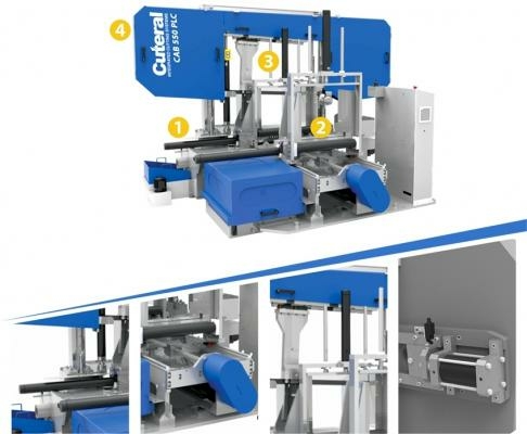 Станок ленточнопильный автоматический Cuteral CAB 550 PLC