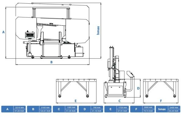 Станок ленточнопильный полуавтоматический Cuteral CSM 550 SC