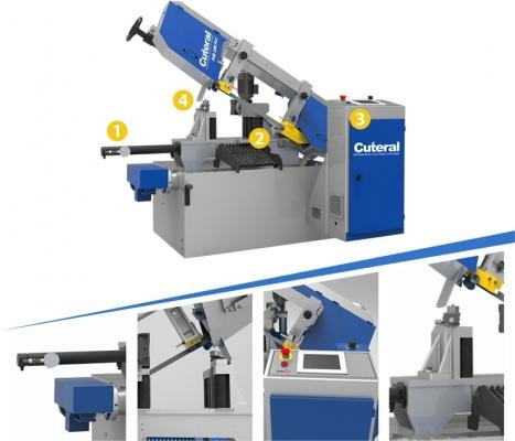 Станок ленточнопильный автоматический Cuteral PAR 280 PLC