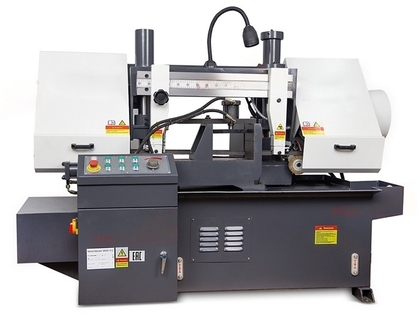 Полуавтоматический двухстоечный ленточнопильный станок G4235Z с поворотной рамой