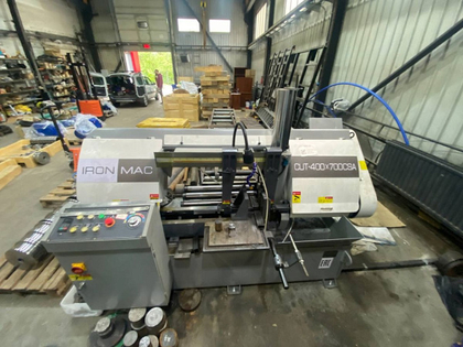 Полуавтоматический ленточнопильный станок IRONMAC CUT-400х700СSA