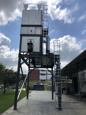 Фильтр рукавный с силосом EcoWood Industrial SP-55