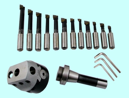 Головка расточная d 75мм, D расточки 12-120мм, хв-к 7:24-40NT (ГОСТ 25827 исп.1) без ЧПУ, с к-том резцов Т15К6 из 12шт.