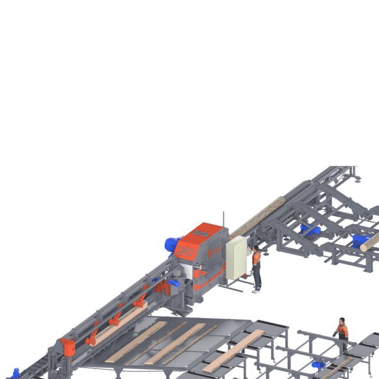 Лесопильный комплекс с автоматизацией