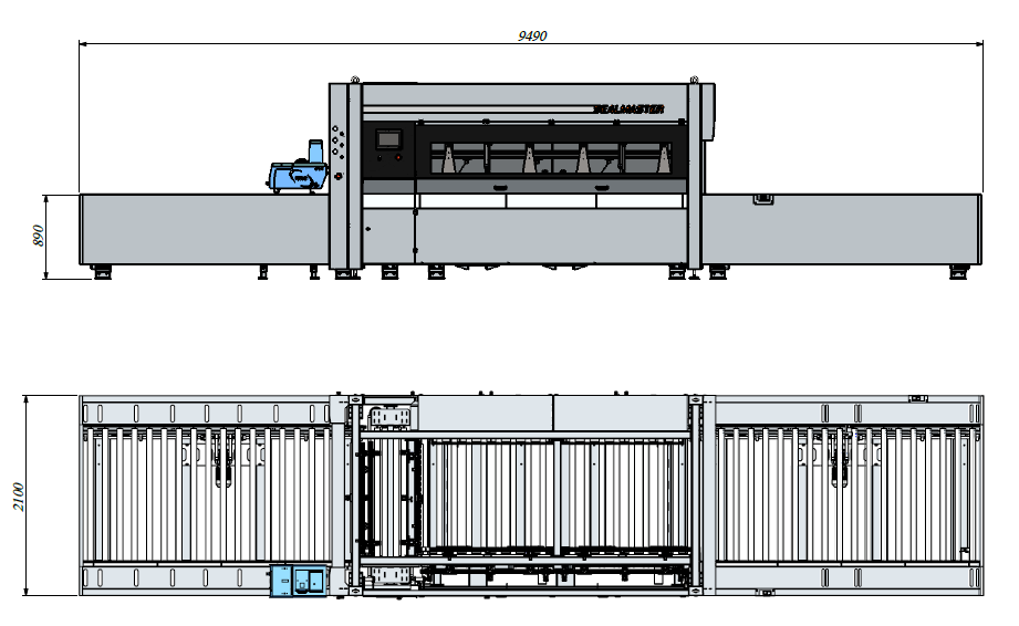 Автоматический заклейщик картонных коробок Seal Master 2800