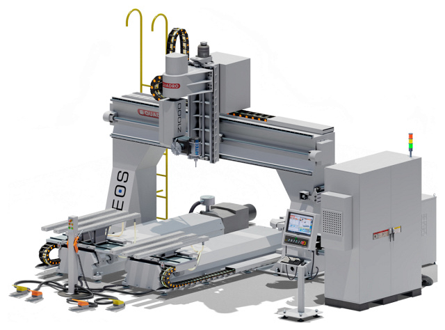 Пятиосевой обрабатывающий центр QUADRO TEOS Z-1000