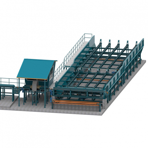 Линия сортировки бревна Cronver LSB 600