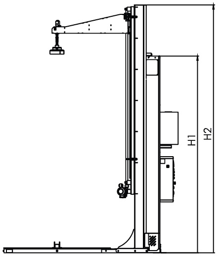 Полуавтоматический паллетообмотчик в стрейч пленку Wraptor 1650 VPT 2700