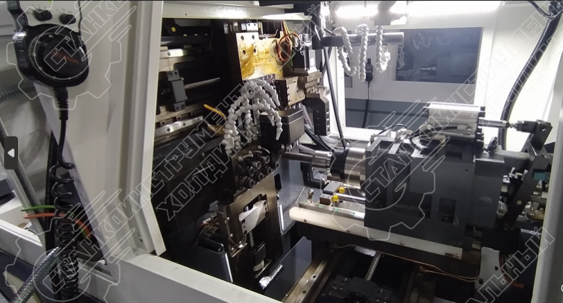 Двухшпиндельный автоматический токарный станок MetalCraft TC205-1 с ЧПУ