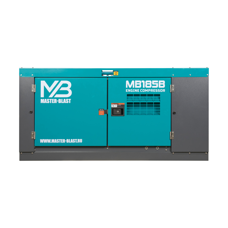 Master Blast MB-185B-7 винтовой дизельный компрессор
