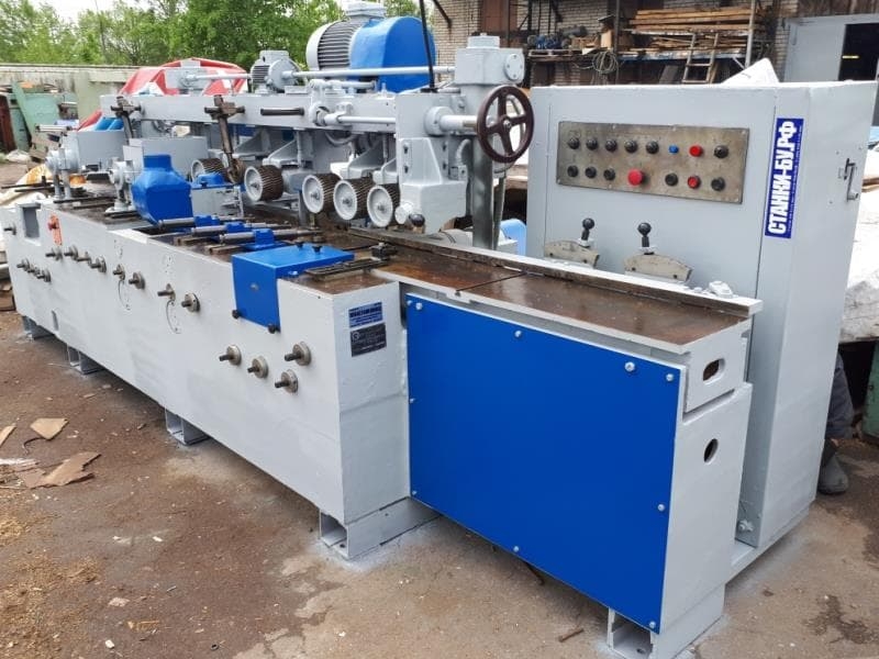 Четырехсторонний строгальный станок С25-5А б/у, ремонт июнь 2017