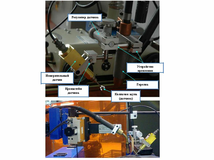 Система слежения за швом Touch tracking (касанием)