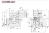 Двухосевой поворотный стол с ручным наклоном CNCMT-320 GSA+