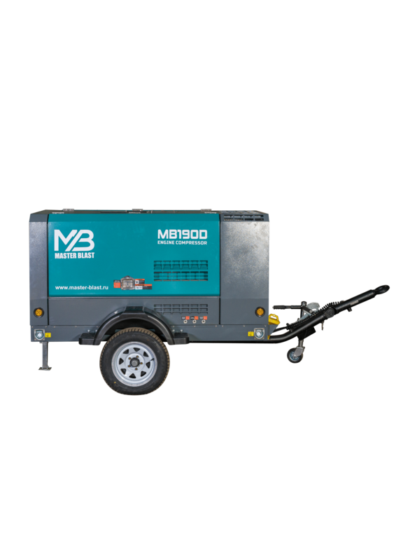 Master Blast MB-190D-7 винтовой дизельный компрессор