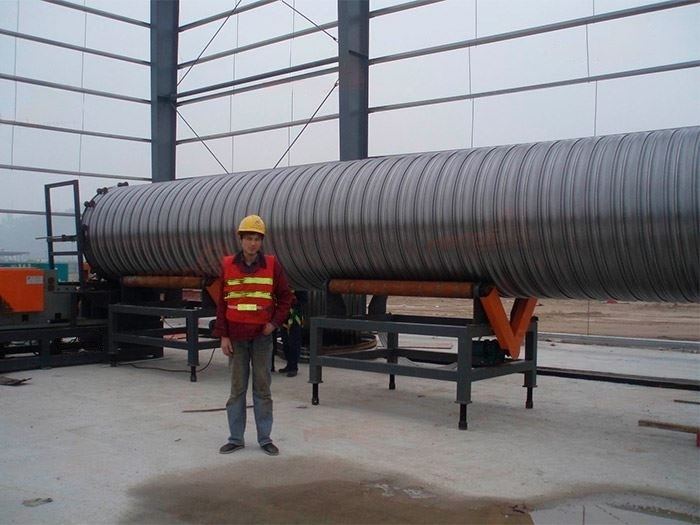 Станок для производства спиральных гофрированных водопропускных труб PF-5000