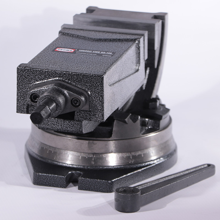 Машинные универсальные тиски с поворотным основанием Proma SS-100