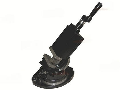 Двухосевые поворотные станочные тиски ZAS 50