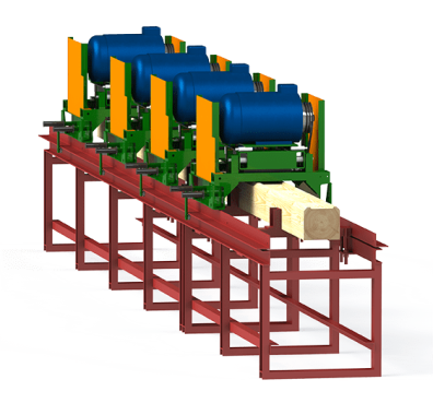 Станок для профилирования бруса фрезерный Алтай-004