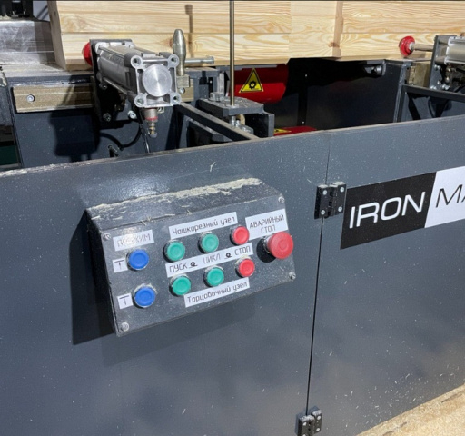 Станок для выборки чашек IRONMAC BLOX 4x4-200 с торцовочным узлом