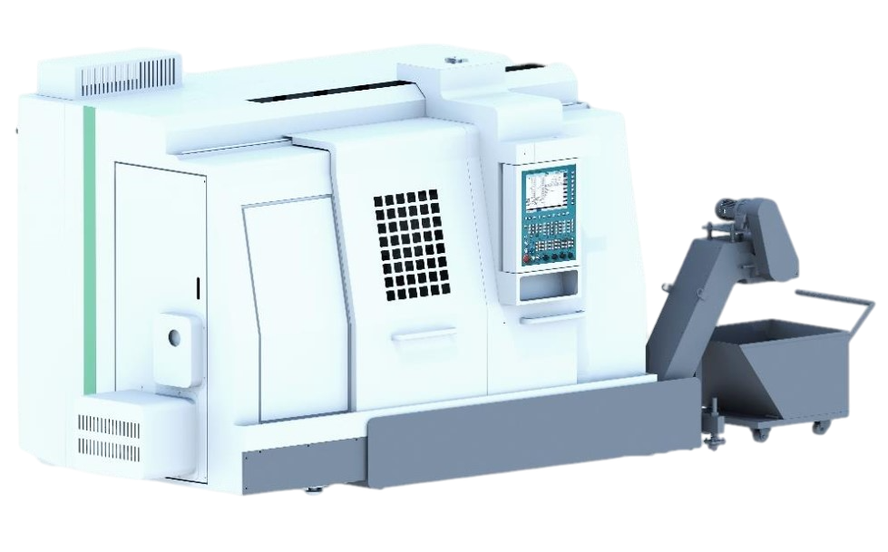 Токарный станок с наклонной станиной T55 с приводным инструментом с ЧПУ