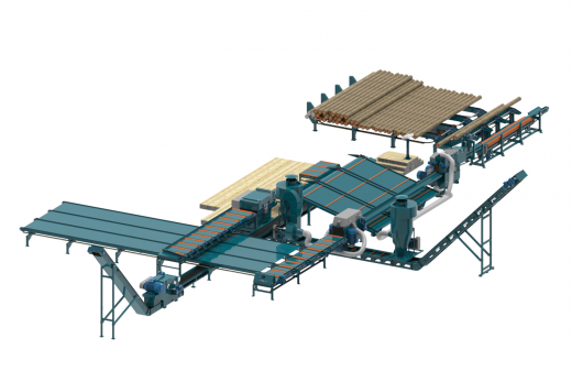 Тонкомерная линия лесопиления SB 260